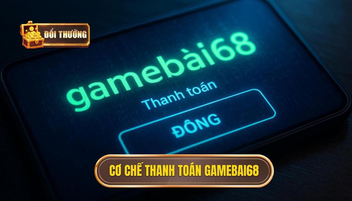 Cơ chế vận hành hệ thống thanh toán và đổi thưởng gamebai68