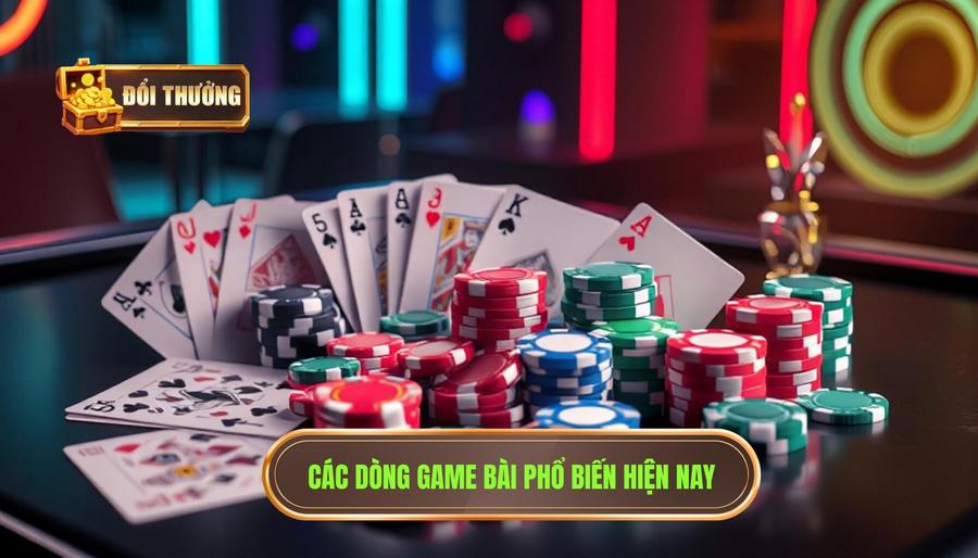 Phân tích các dòng game bài phổ biến hiện nay
